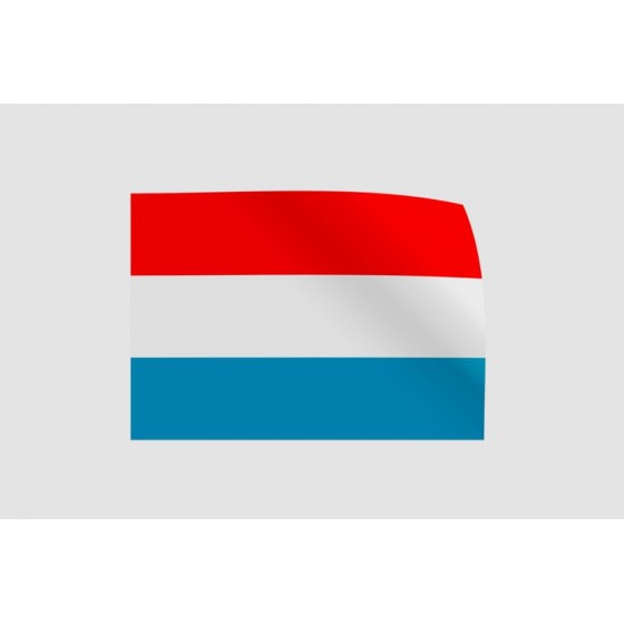 Luxembourg Flag Style 9...