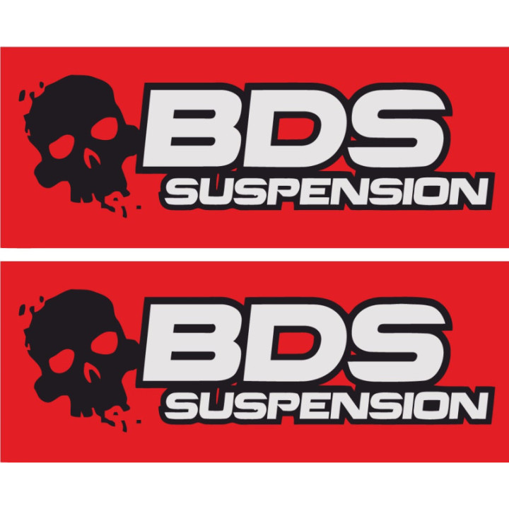 BDS Suspension Stickers – Off-Road Lift Kit 4x4 Truck Decals (2-Pack)