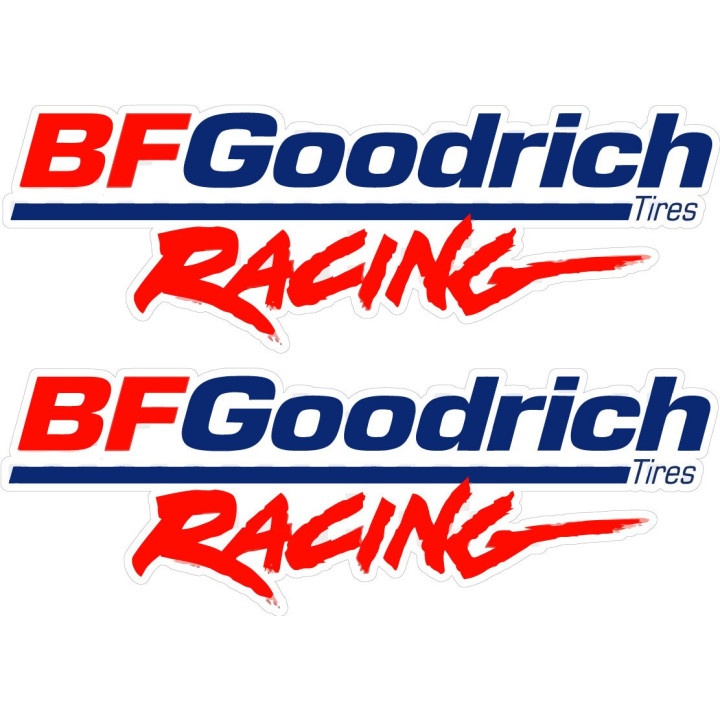 2x Bf Goodrich Racing Stickers Decals - DecalsHouse