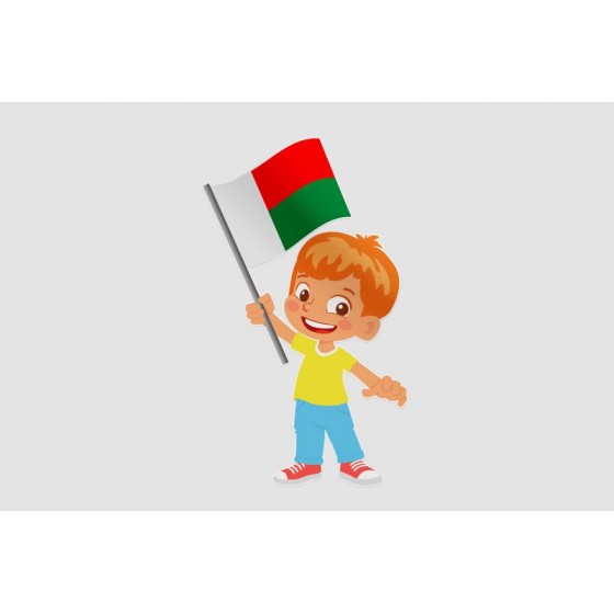 Madagascar Flag Style 23...