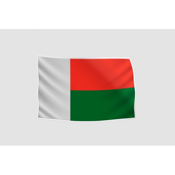 Madagascar Flag Style 24...
