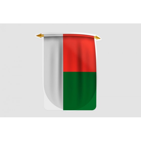 Madagascar Flag Style 6...