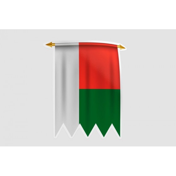Madagascar Flag Style 9...