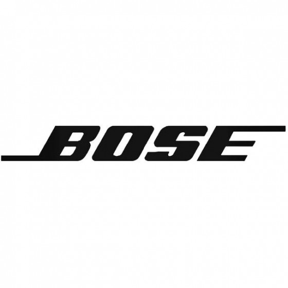 Bose Audio Decal Sticker