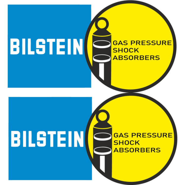 Bilstein Stickers – Suspension Motorsport Rally Decals (2-Pack)