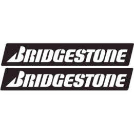 2x Bridgestone Style 3 Stickers Decals - DecalsHouse