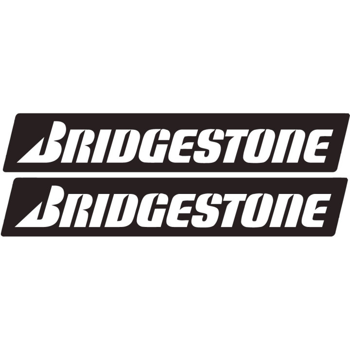 2x Bridgestone Style 3 Stickers Decals - DecalsHouse