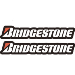 2x Bridgestone Style 4 Stickers Decals - DecalsHouse