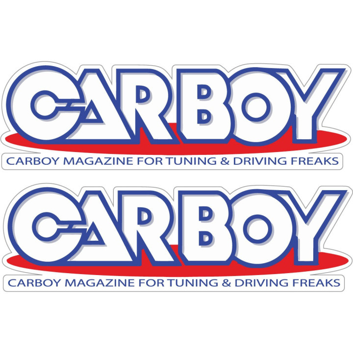 2x Car Boy Magazine Stickers Decals - DecalsHouse