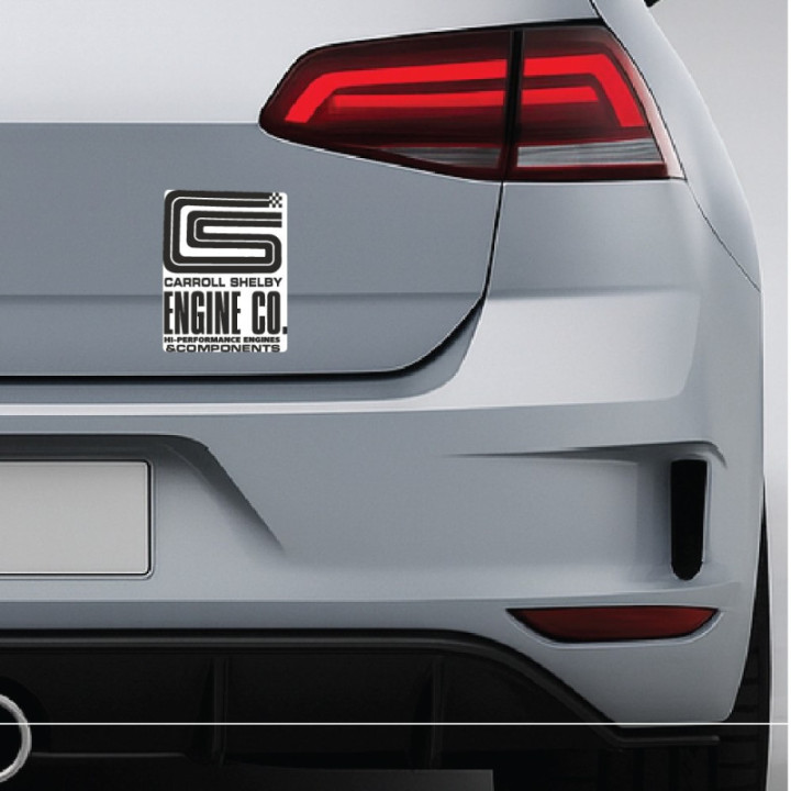 Carroll Shelby Engine Co Stickers – Cobra GT350 GT500 Decals (2-Pack)