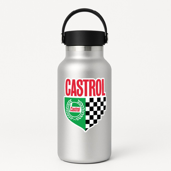 Castrol Stickers – Racing Oil Motorsport Bodywork Decals (2-Pack)