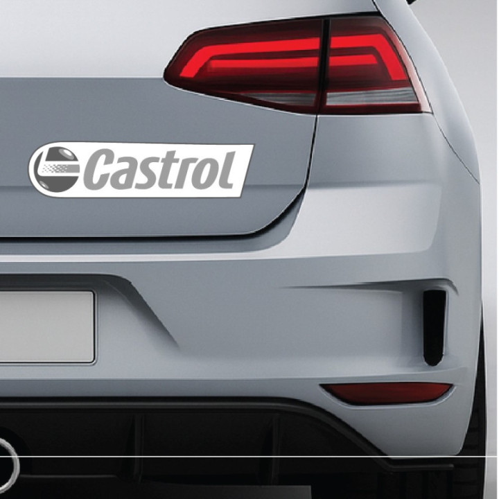 2x Castrol Dark Stickers Decals - DecalsHouse