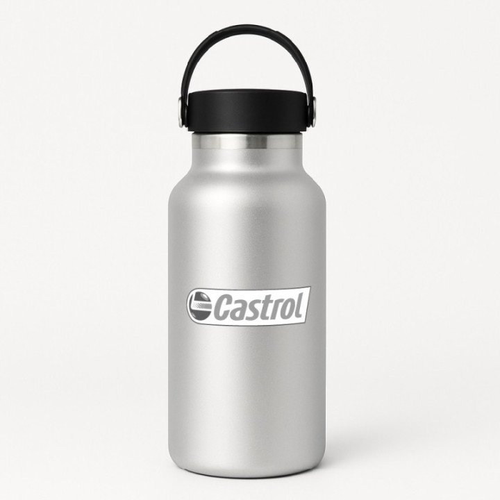 2x Castrol Dark Stickers Decals - DecalsHouse