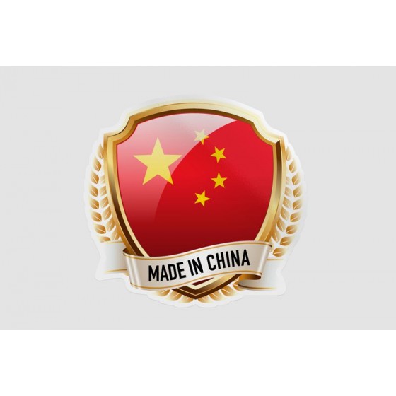 Made In China Label Sticker