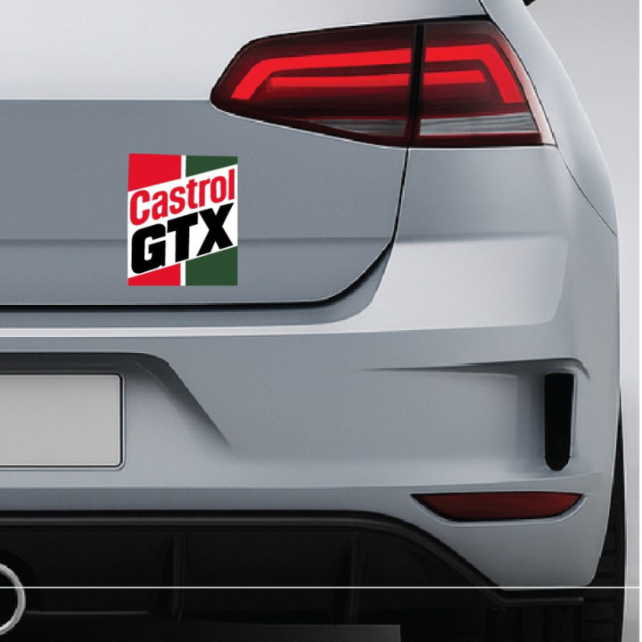 2x Castrol Gtx Stickers Decals - DecalsHouse