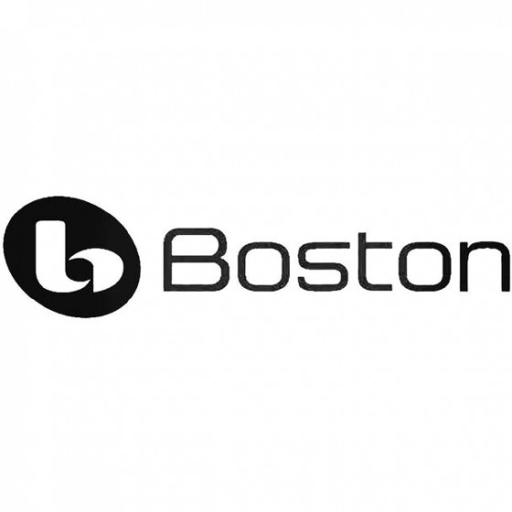 Boston Audio Decal Sticker