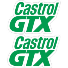 2x Castrol Gtx Style 4 Stickers Decals - DecalsHouse