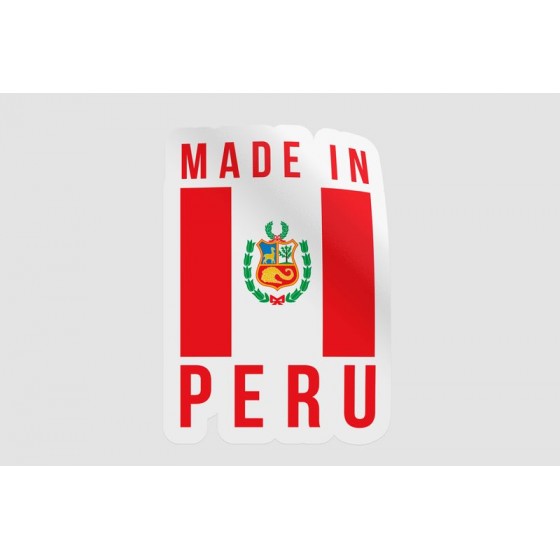 Made In Peru Sticker