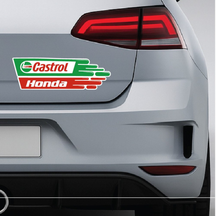 Castrol Honda Stickers – NSR500 HRC Racing Livery Decals (2-Pack)