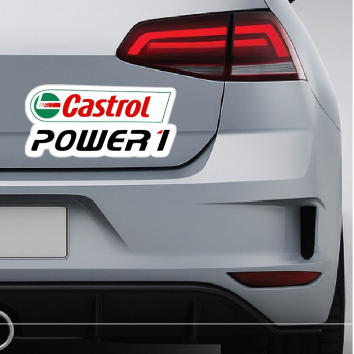 2x Castrol Power Stickers Decals - DecalsHouse