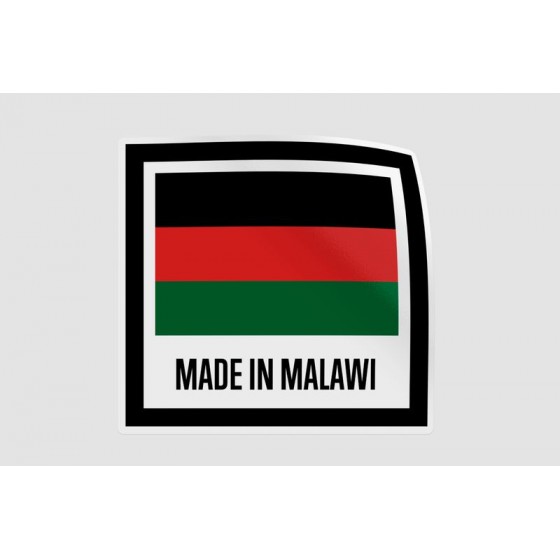Malawi Quality Style 2 Sticker