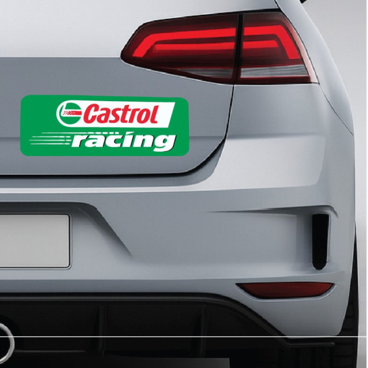 2x Castrol Racing Style 3 Stickers Decals - DecalsHouse