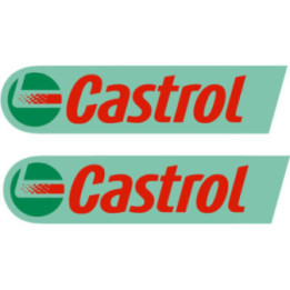 2x Castrol Style 6 Stickers Decals - DecalsHouse