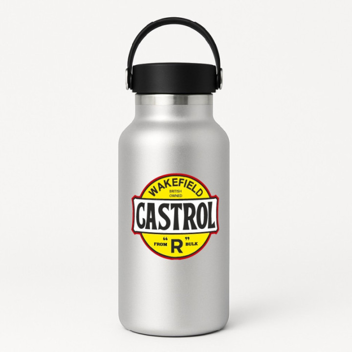 2x Castrol Wakefield Style 5 Stickers Decals - DecalsHouse