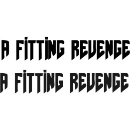 A Fitting Revenge Stickers – Band Logo Decals (2-Pack)
