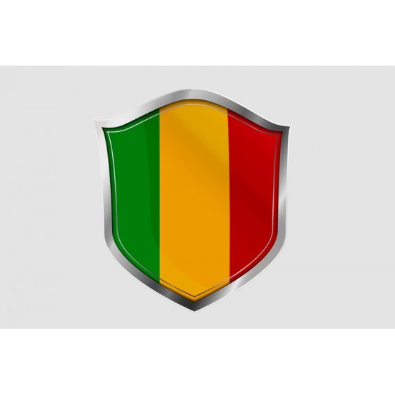Mali Flag Style 4 Sticker