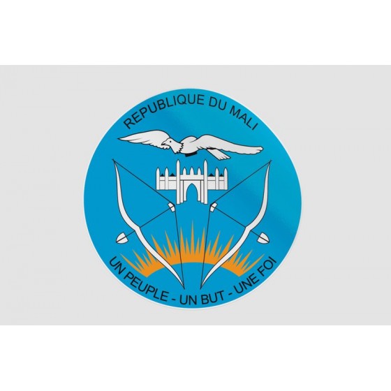 Mali National Emblem Sticker
