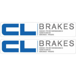 2x Cl Brakes Stickers Decals - DecalsHouse