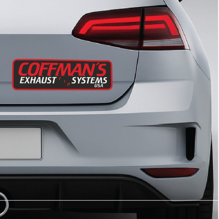 2x Coffmans Exhaust Systems Stickers Decals - DecalsHouse