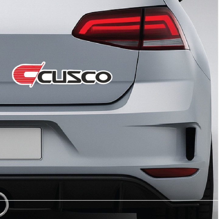 Cusco Racing Stickers – JDM Suspension Performance Car Decals (2-Pack)