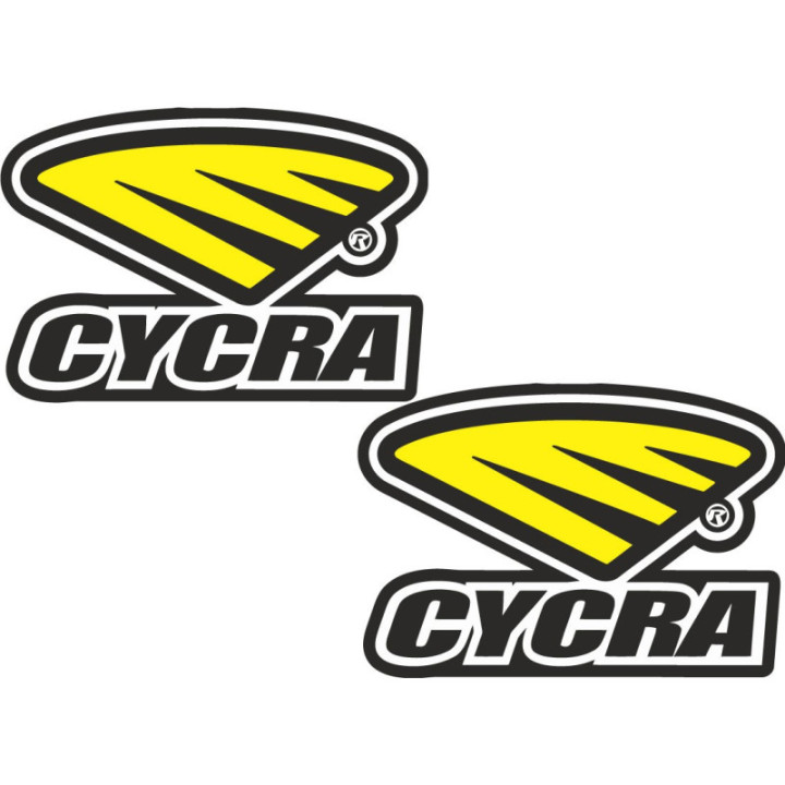2x Cycra Stickers Decals - DecalsHouse