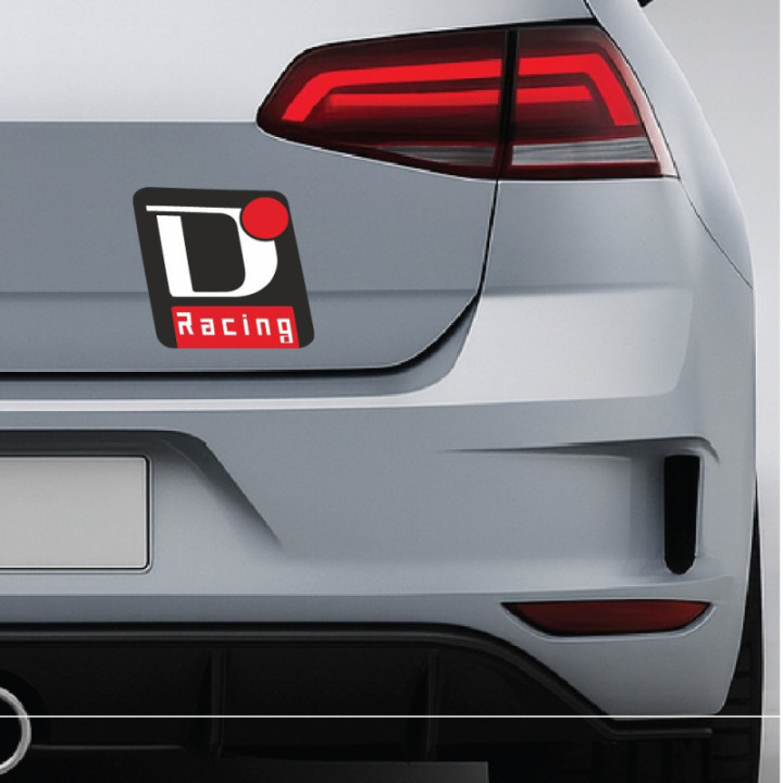 2x D Racing Stickers Decals - DecalsHouse