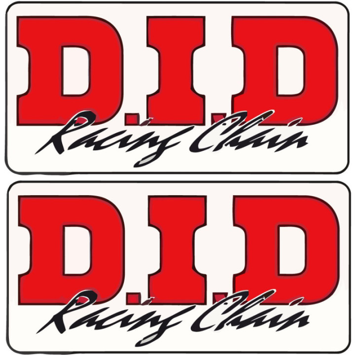2x D.I.D Racing Stickers Decals - DecalsHouse