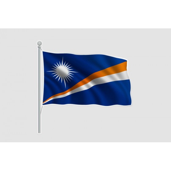 Marshall Islands Flag Style...
