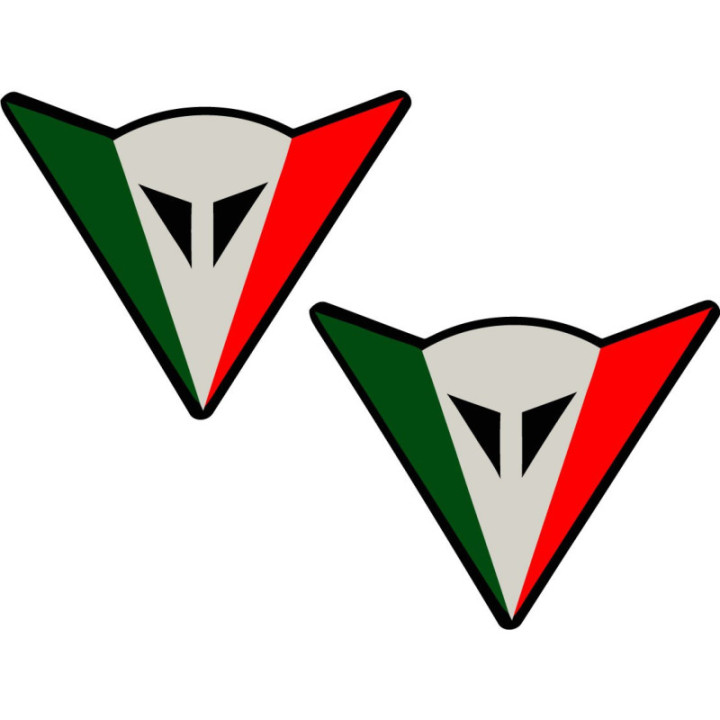 2x Dainese Style 6 Stickers Decals - DecalsHouse