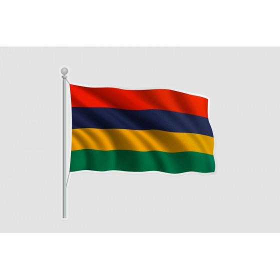 Mauritius Flag Style 14...