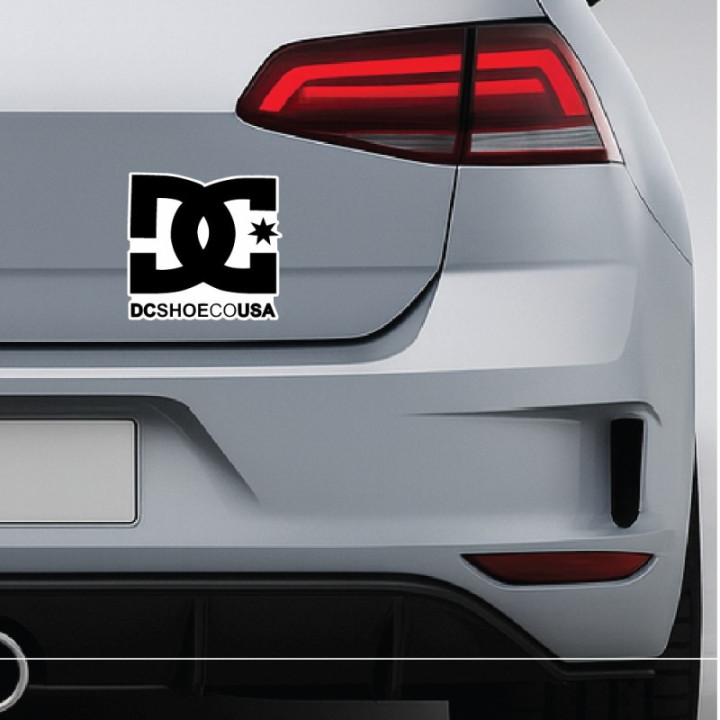 DC Shoes Stickers – DCSHOECOUSA Skate Decals (2-Pack)