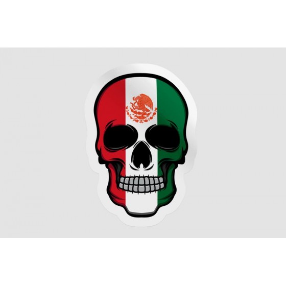 Mexico Flag Skull