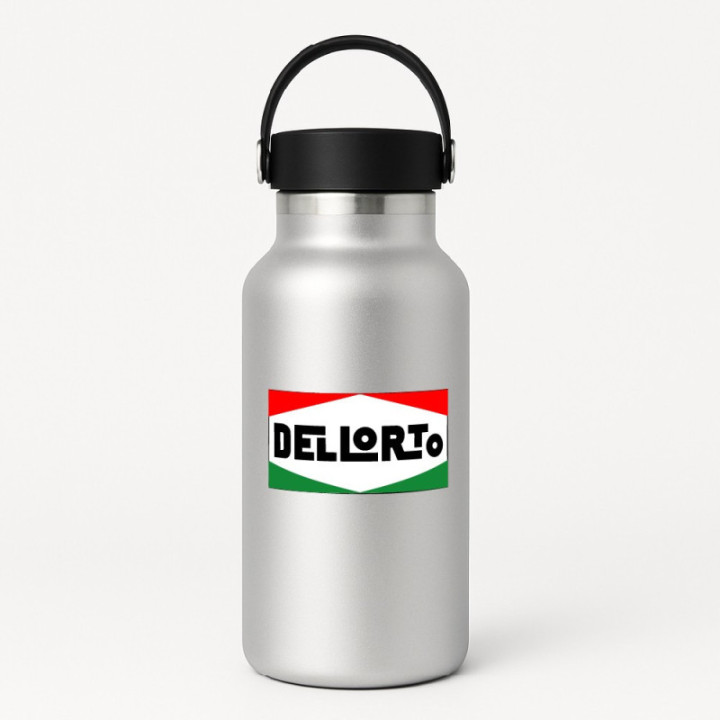 Dellorto Style 3 Stickers – Italian Carburettor Motorsport Decals (2-Pack)