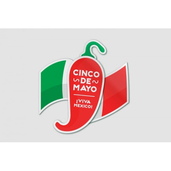 Mexico Flag Style 16 Sticker