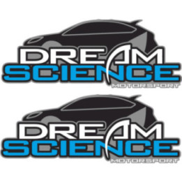 Dream Science Racing Stickers – MX Superbike Sponsor Decals (2-Pack)