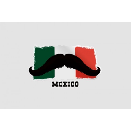 Mexico Flag Style 31 Sticker