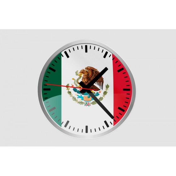 Mexico Flag Style 36 Sticker