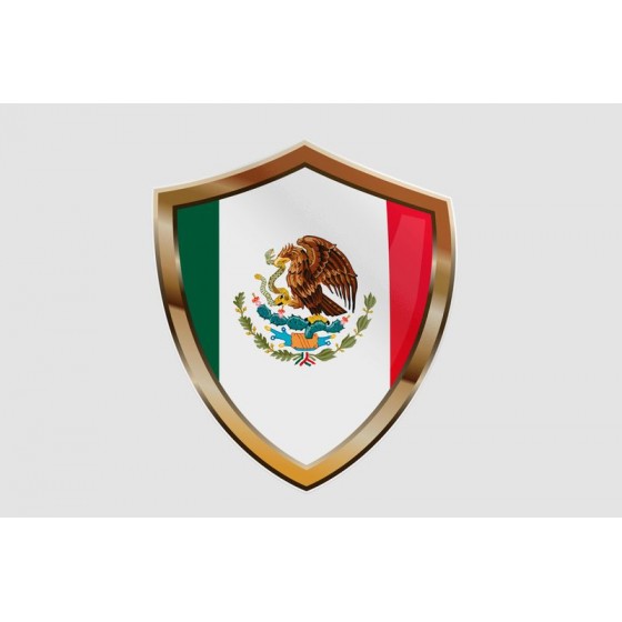Mexico Flag Style 39 Sticker