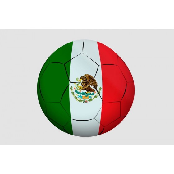 Mexico Flag Style 4 Sticker
