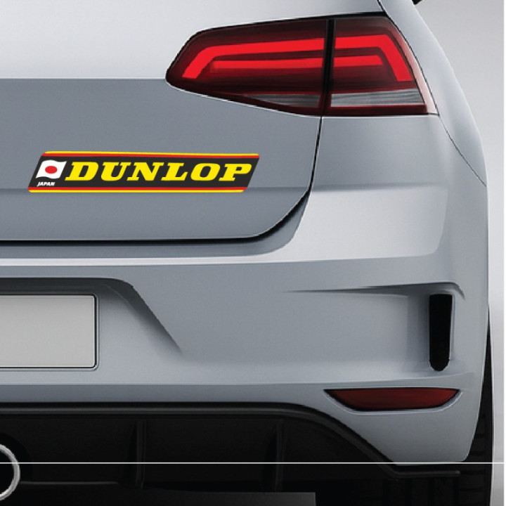Dunlop Japan Stickers – JDM Racing Motorsport Decals (2-Pack)